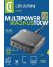 Зарядна станция Cellularline - Multipower Magnus, USB-A/C, 100W, черна - 2t
