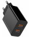 Зарядно устройство Xmart - 13932, USB-A, QC3.0, 18W, черно - 1t
