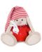 Плюшена играчка Budi Basa - Зайка Ми, с червeна пижама, 23 cm - 1t