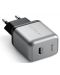 Зарядно устройство Satechi - Wall Charger, USB-C, 20W, сиво - 1t