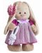 Плюшена играчка Budi Basa - Зайка Ми, с тъмно розова рокличка, 32 cm - 1t