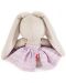 Плюшена играчка Budi Basa - Зайка Ми, бебе, с раирана рокля, 15 cm - 3t