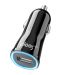 Зарядно за кола Ploos - Quick Charge 3, USB-A, 18W, черно - 1t
