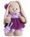Плюшена играчка Budi Basa - Зайка Ми, с лилава рокличка, 25 cm - 1t