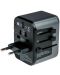 Зарядно устройство Verbatim - UTA-03 Universal Travel Adapter, сиво - 5t