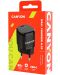 Зарядно устройство Canyon - H-20-05, USB-C, 20W, черно - 4t