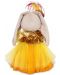 Плюшена играчка Budi Basa - Зайка Ми, в златна рокля, 25 cm - 3t