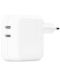Зарядно устройство Apple - Dual Power Adapter, USB-C, 35W, бяло - 3t