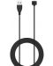 Заряден кабел Techsuit - SmartWatch,  Xiaomi Mi Band 5/6/7, USB, 1 m, черен - 6t