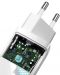 Зарядно устройство Baseus - GaN2 Lite QC, USB-A/C, 65W, бяло - 7t
