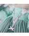 Плюшена играчка Budi Basa - Зайка Ми, с рокля в зелено, 25 cm - 5t