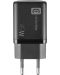 Зарядно устройство Cellularline - Multipower PD GaN, USB-A/C, 45W, черно - 3t