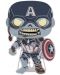 Значка Funko POP! Marvel: What If…? - Zombie Captain America (Glows in the Dark) #21 - 1t