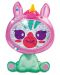 Детска играчка Zequins - Еднорог, с личице от пайети, Серия 3 - 3t