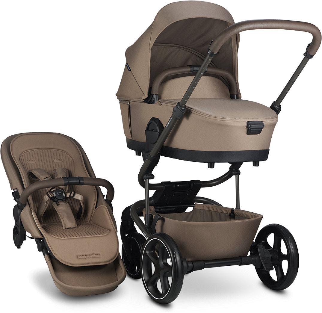 Детска количка 2 в 1 Easywalker - Harvey NXT, Mocha Brown | Добра