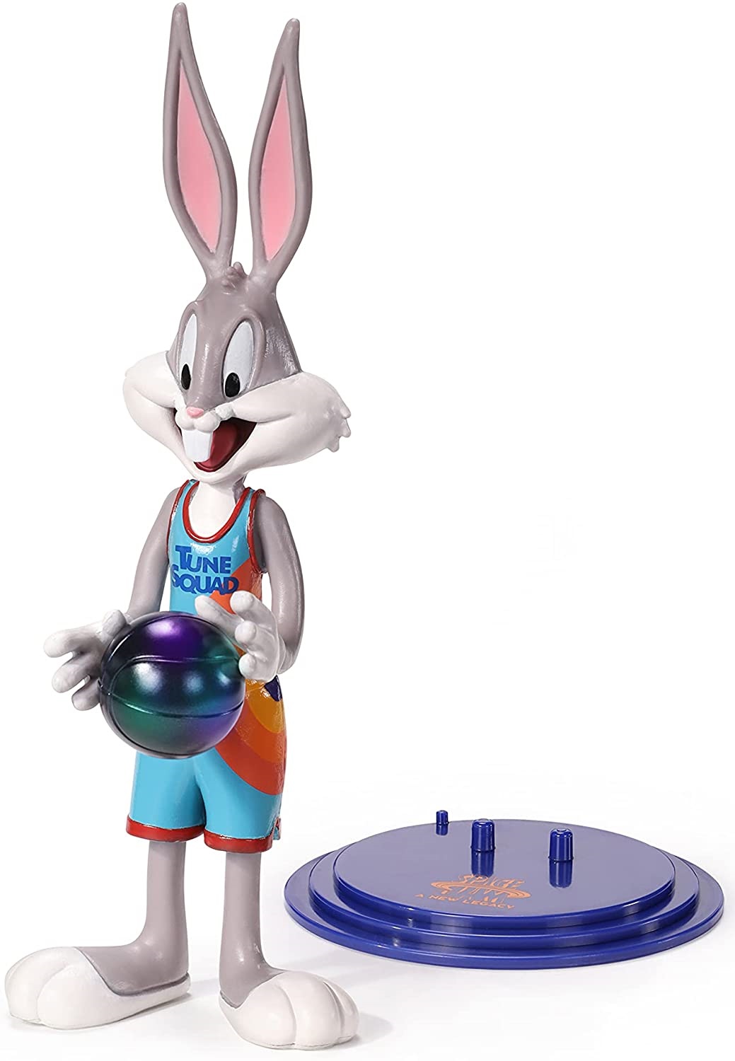 Екшън фигура The Noble Collection Movies: Space Jam 2 - Bugs Bunny  (Bendyfigs), 19 cm | Ozone.bg