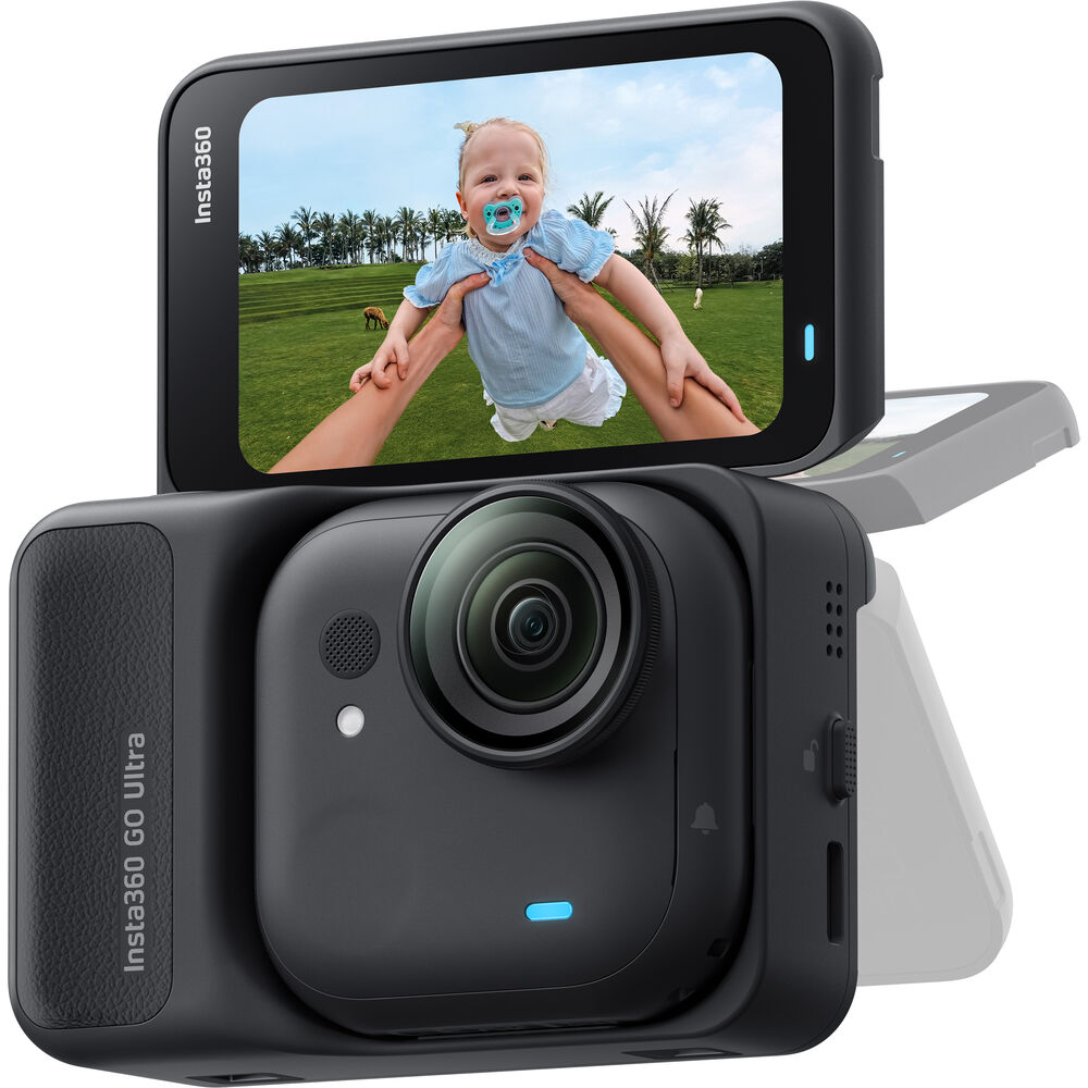 Екшън камера Insta360 - GO Ultra, 50MPx, 4K, черна | Ozone.bg