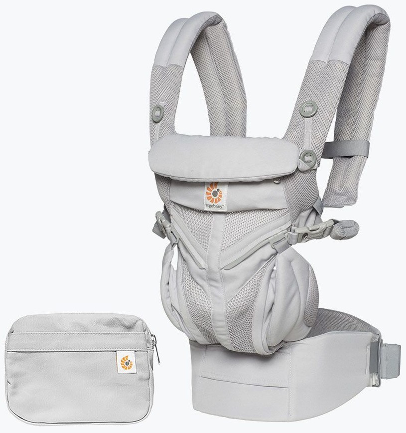 Ергономична раница Ergobaby Omni 360 - Cool Air Mesh, Pearl Grey