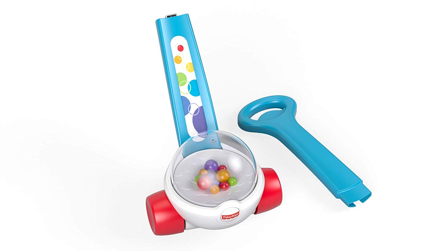 Бебешка играчка за бутане Fisher Price - Тракащи топчета