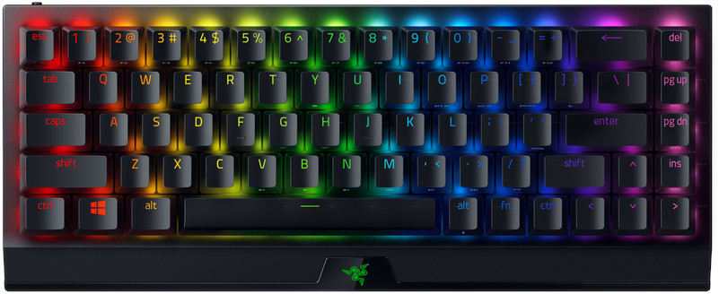 Razer BlackWidow V3 X & Cobraセット Механична клавиатура Razer - BlackWidow V3 Mini HyperSpeed, Green