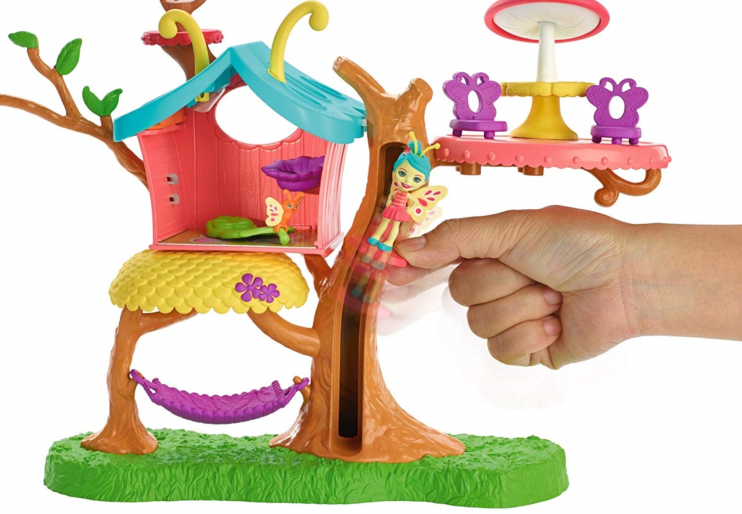 Игрален комплект Mattel Enchantimals - Къща-пеперуда