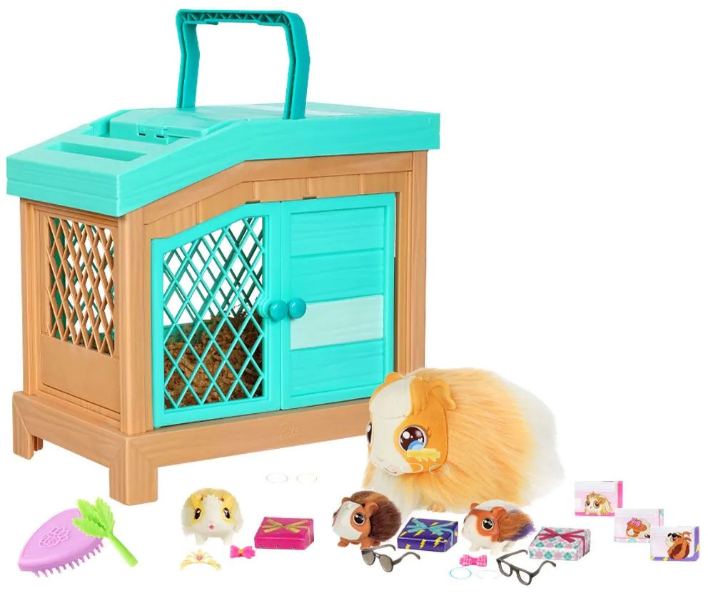 Игрален комплект Moose Little Live Pets - Mорско свинче Mama
