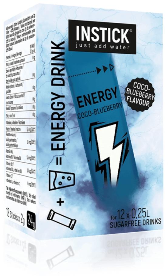 NEUTRINOS ENERGY WATER MIST 10,000円 2本 Инстантна енергийна напитка, кокос и боровинка, 12 х 2 g, Instick