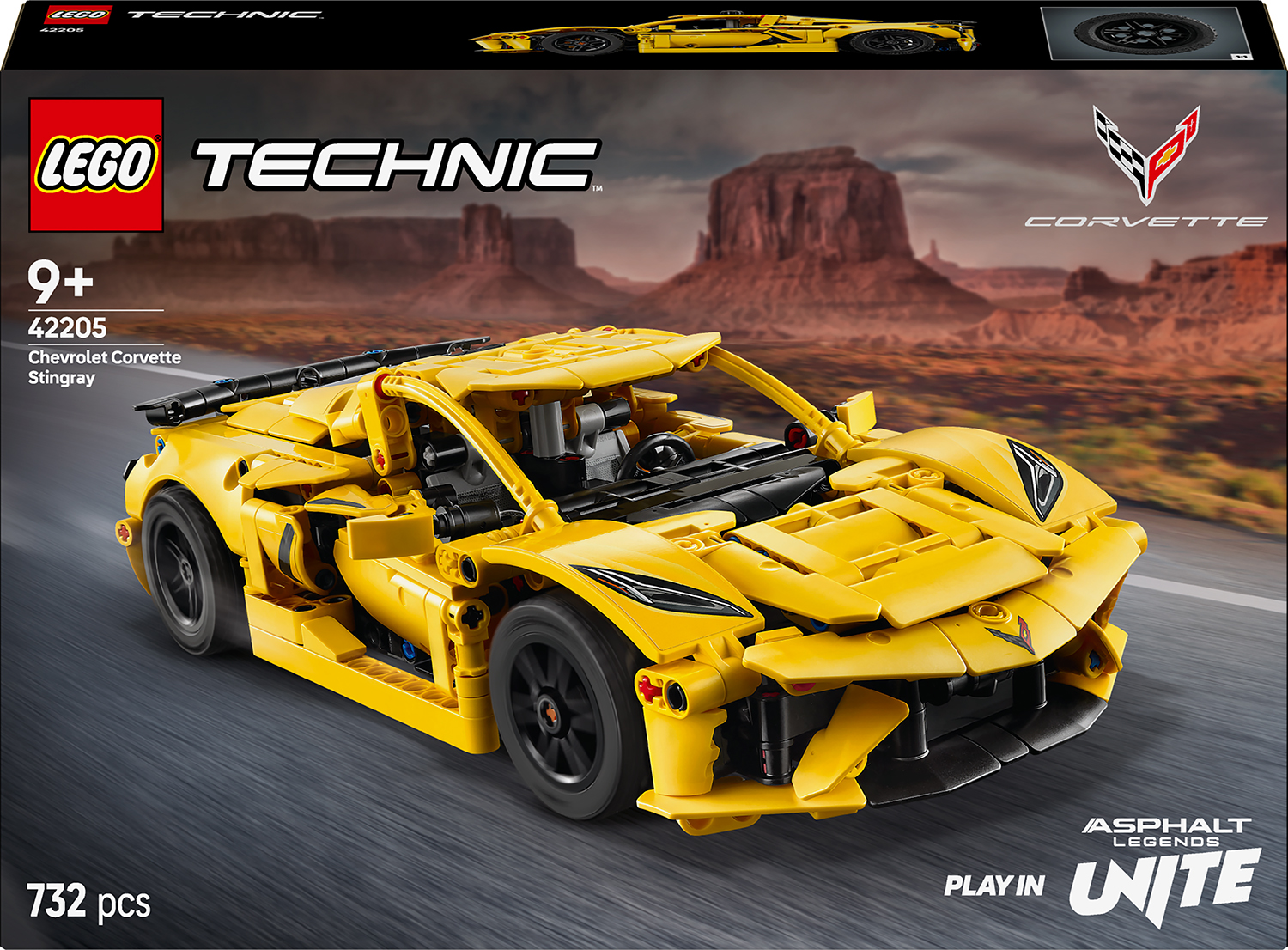 Конструктор LEGO Technic - Chevrolet Corvette Stingray (42205