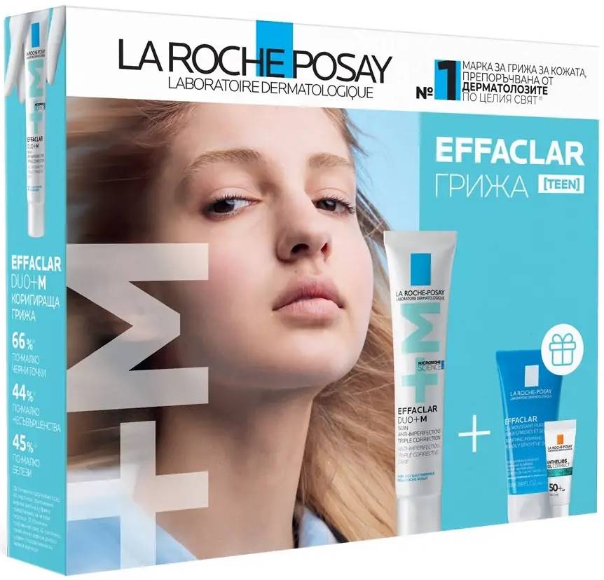 La Roche-Posay Effaclar Комплект - Коригираща грижа Duo+ M, 40 ml