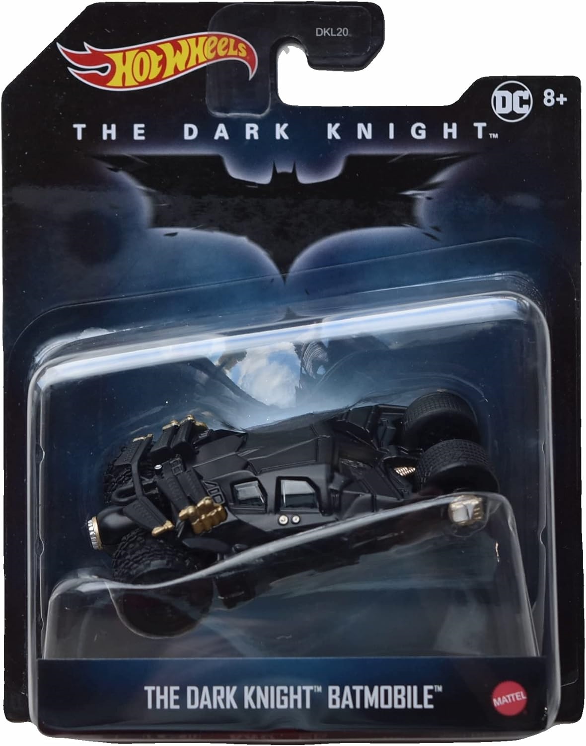 Метална количка Hot Wheels Batman - The Dark Knight Batmobile (DKL20)