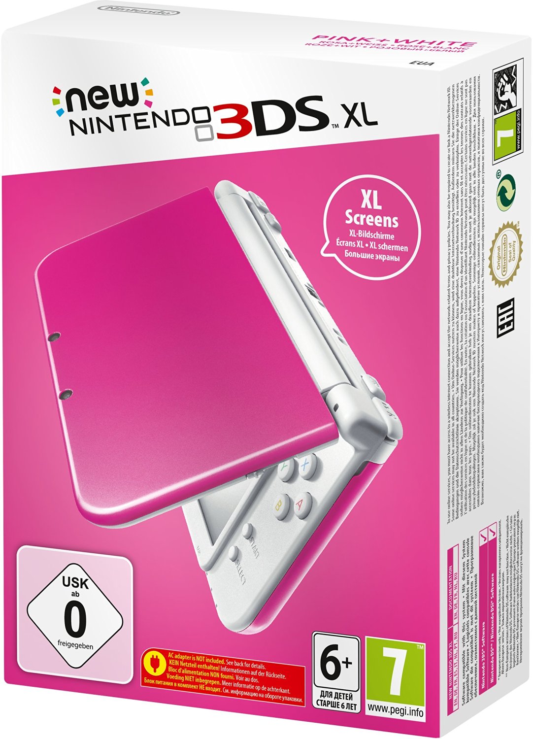 New Nintendo 3DS XL - Pink White | Ozone.bg