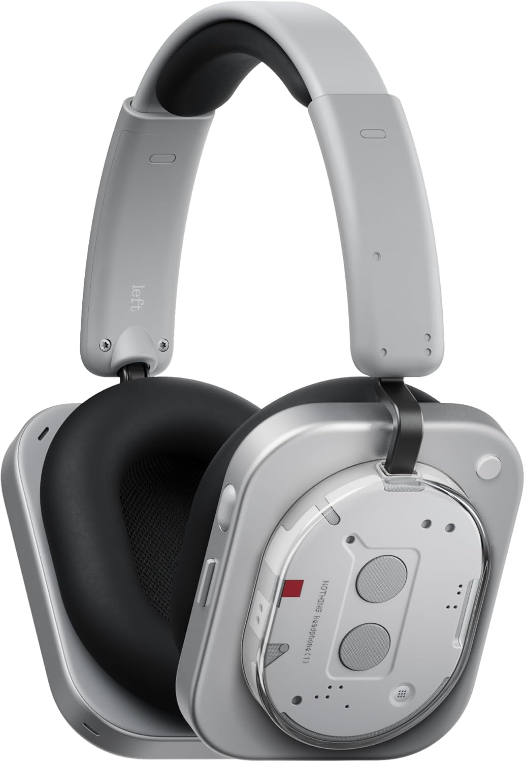 Безжични слушалки с микрофон Nothing - Headphone 1, ANC, бели