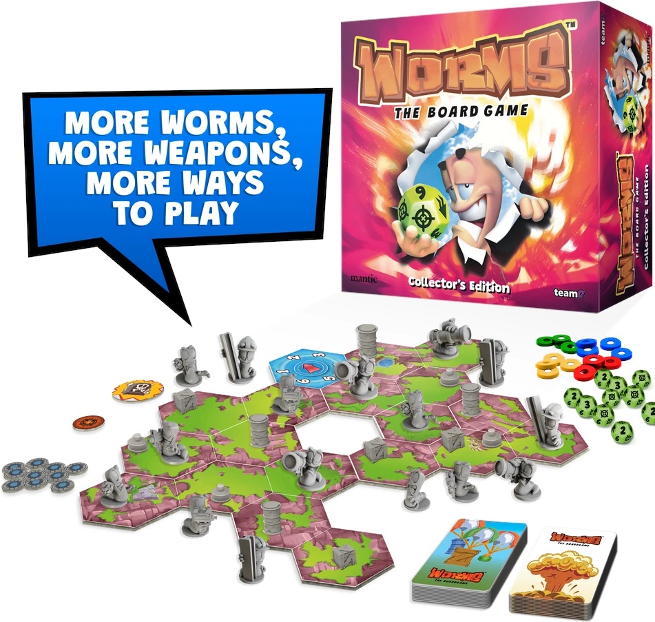  Board game Worms: The Board Game (Mayhem Collector's Edition) - Family