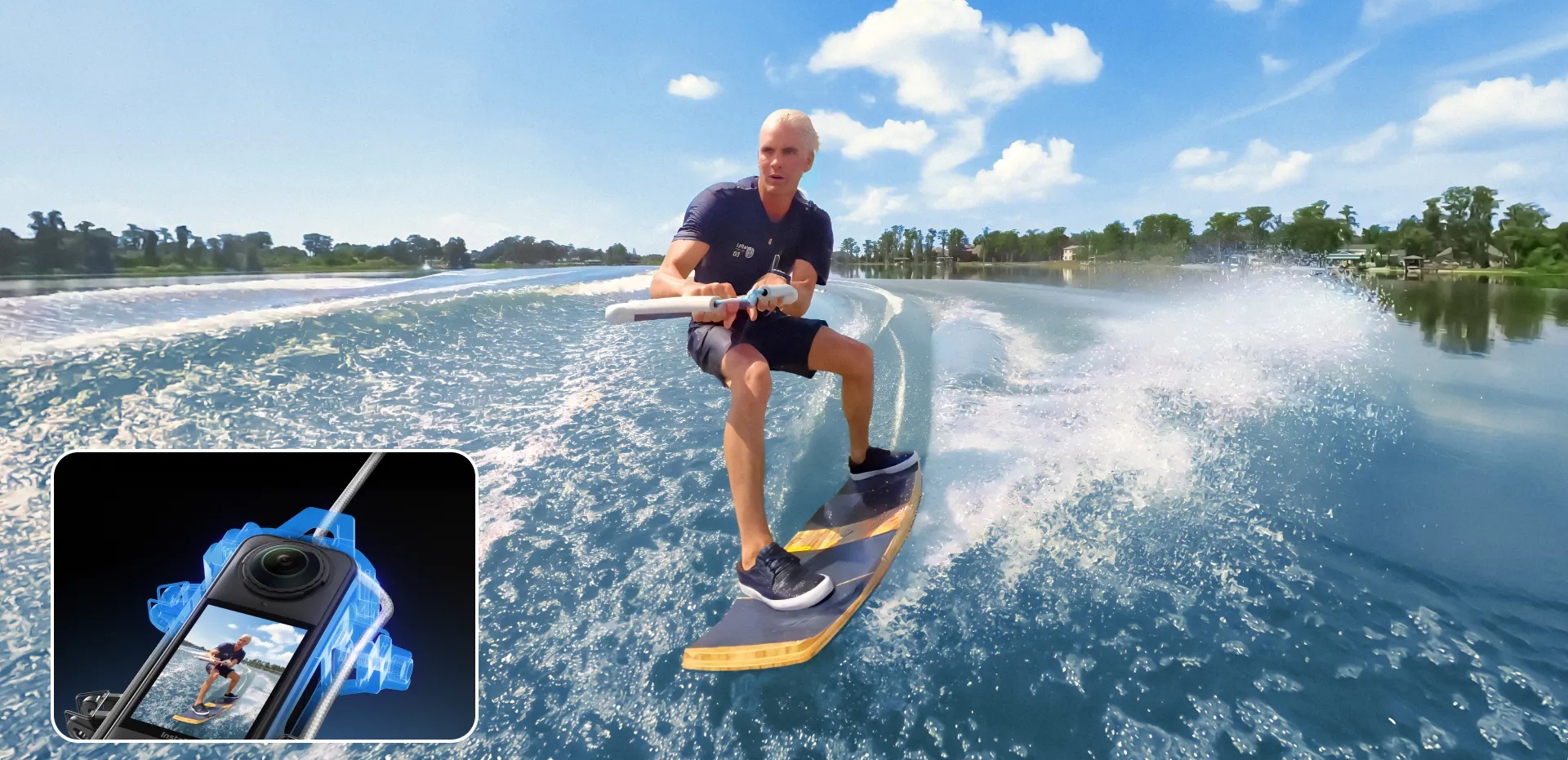 Клетка Insta360 - Water Sports Rope Mount сн1