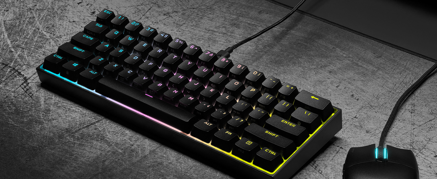 60 percent keyboard corsair