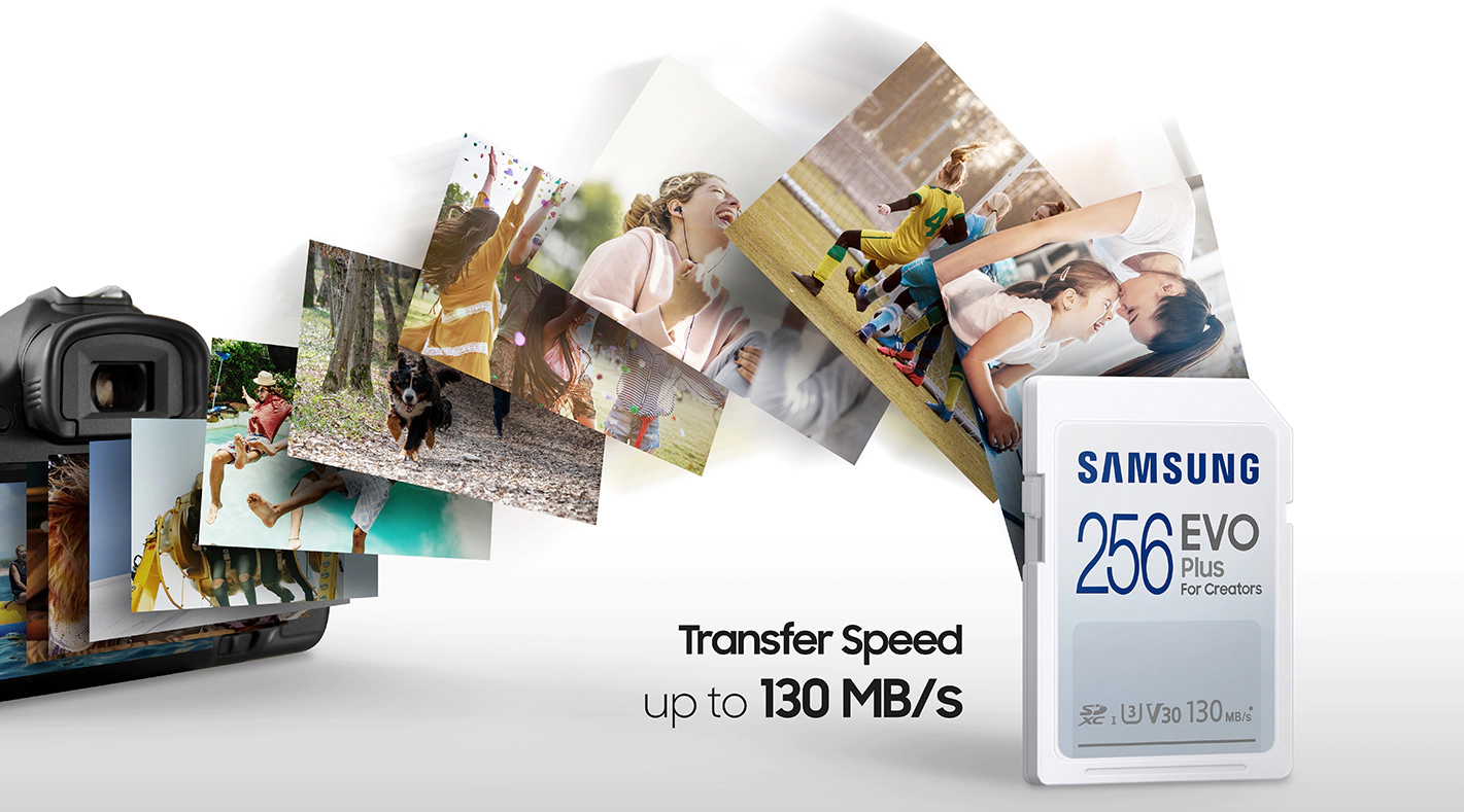 Samsung EVO Plus, 256GB, SDXC, Class10 - 2