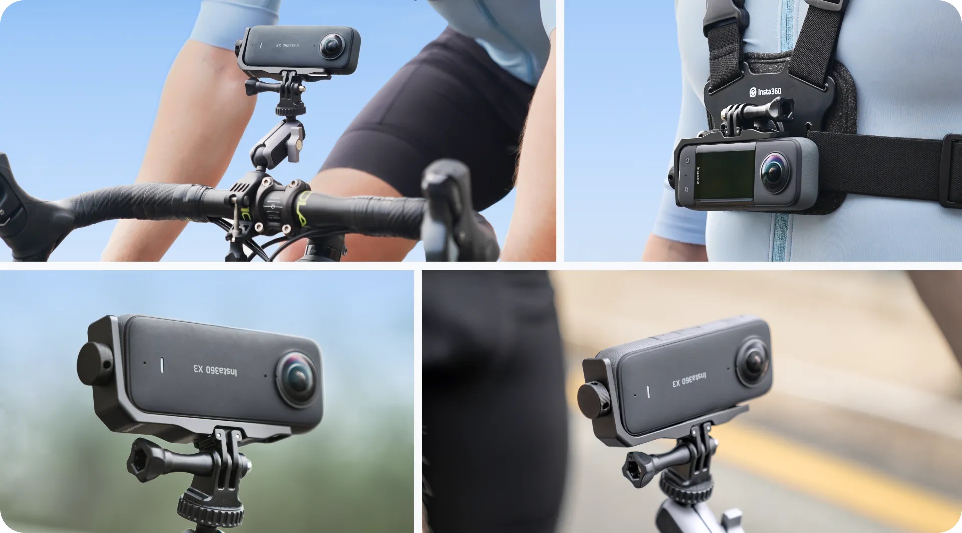 Стойка Insta360 - Horizontal Action Mount, X3