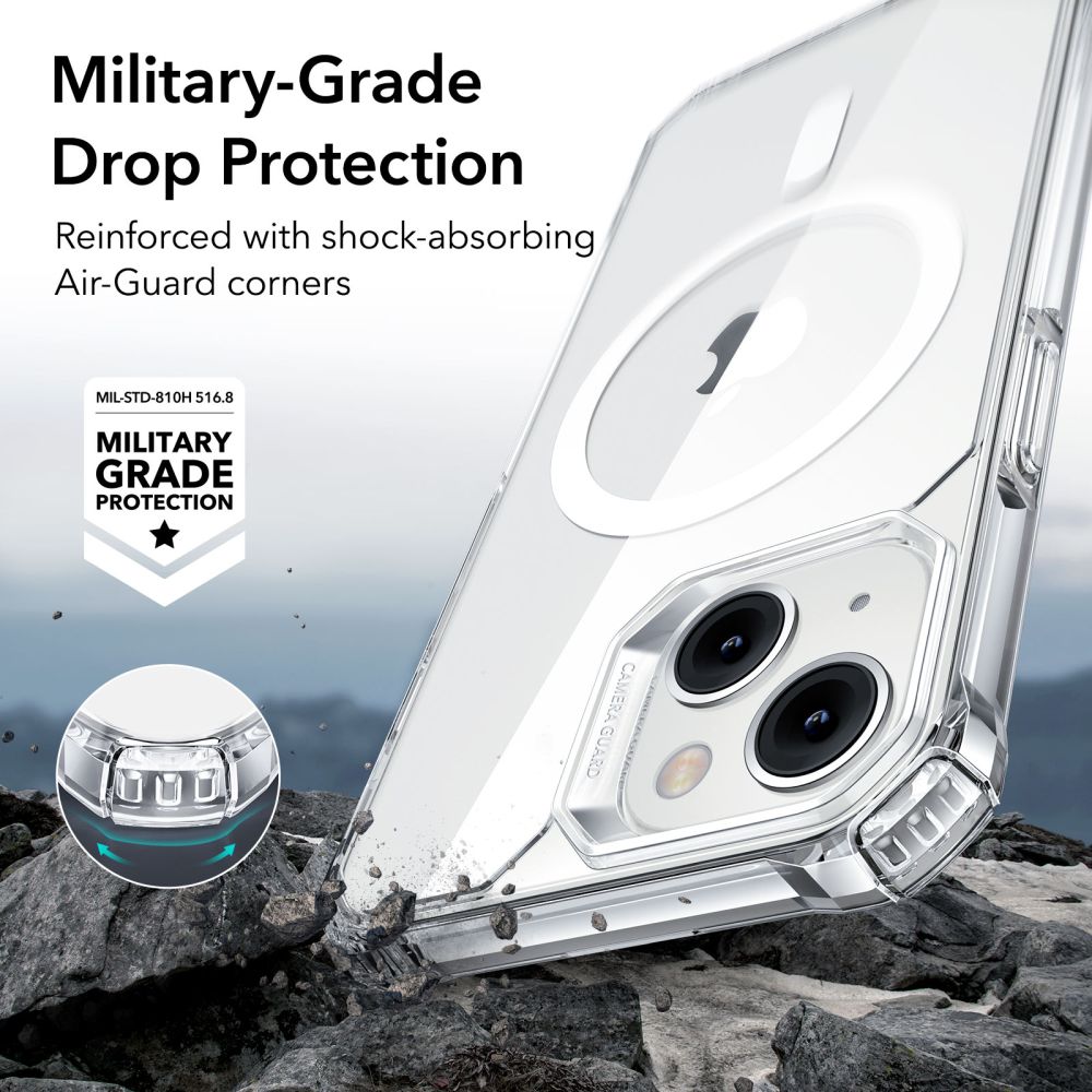  Case ESR Air Armor HaloLock iPhone 14 Plus Clear
