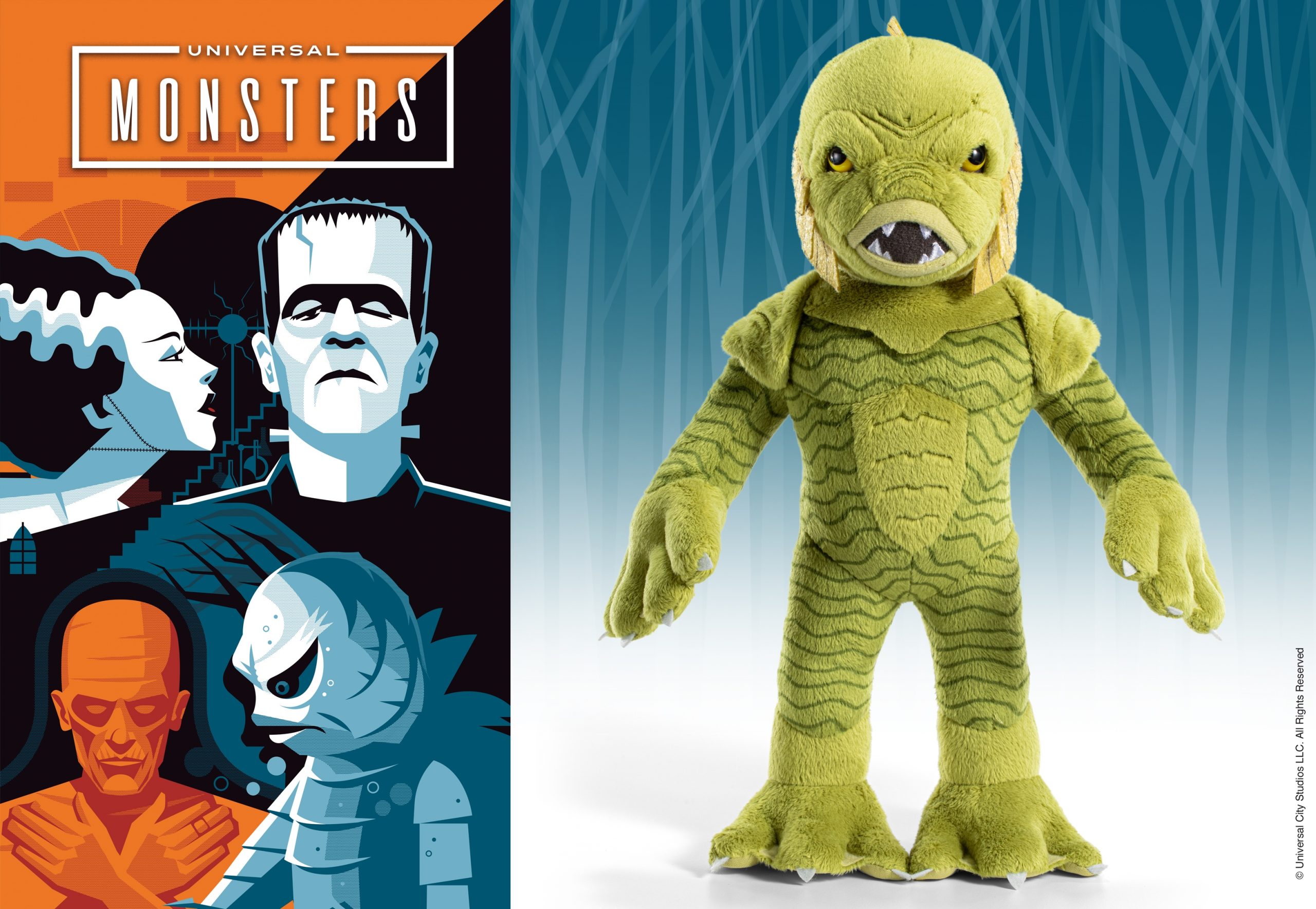 Плюшена фигура The Noble Collection Universal Monsters Creature from the Black Lagoon Creature from the Black Lagoon