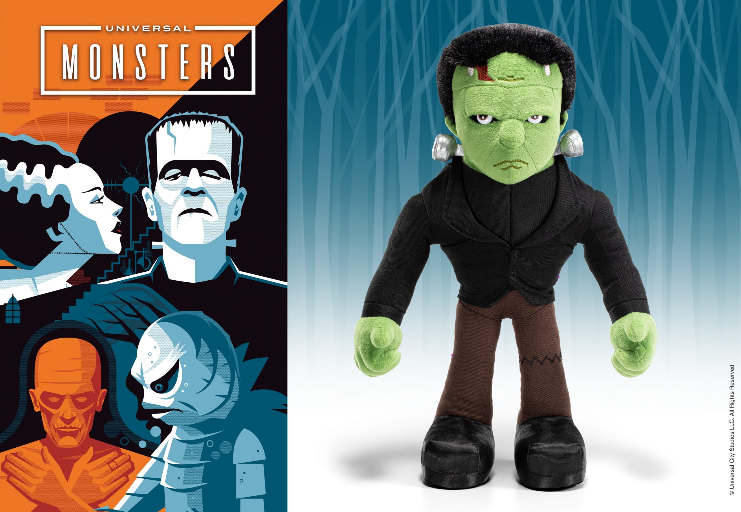Плюшена фигура The Noble Collection Universal Monsters Frankenstein Frankenstein