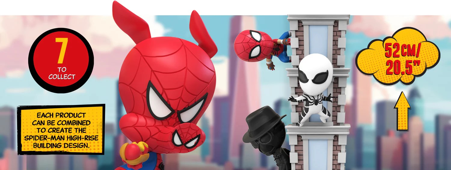 Мини фигура YuMe Marvel: Spider-Man - Tower Series, Mystery box