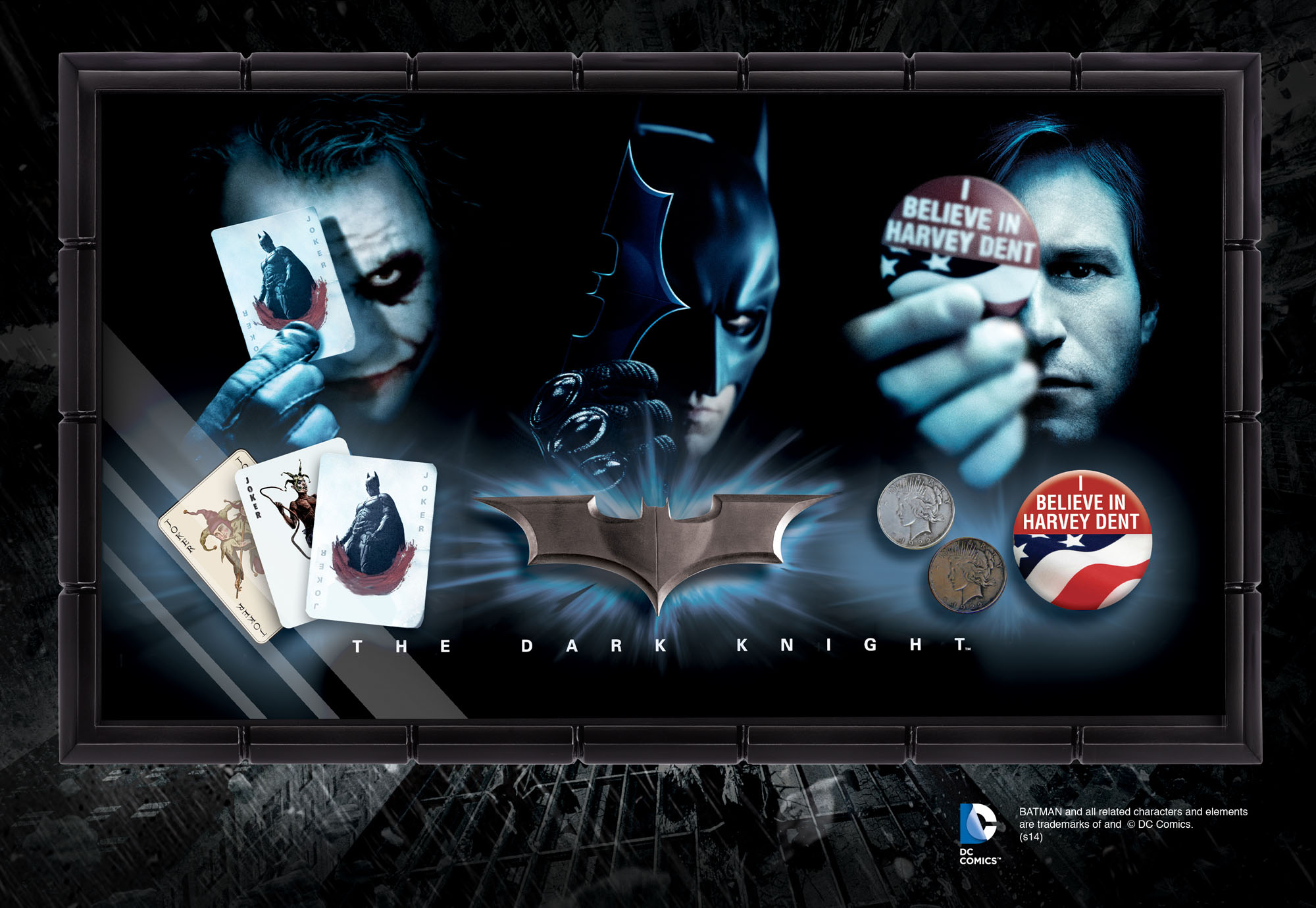 Комплект реплики The Noble Collection DC Comics: Batman - The Dark Knight