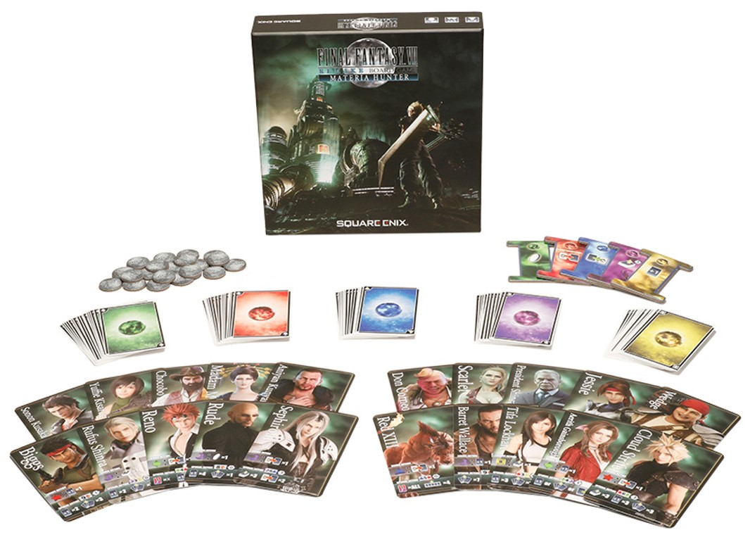 Настолна игра Final Fantasy VII Remake Boardgame: Materia Hunter - Тематична