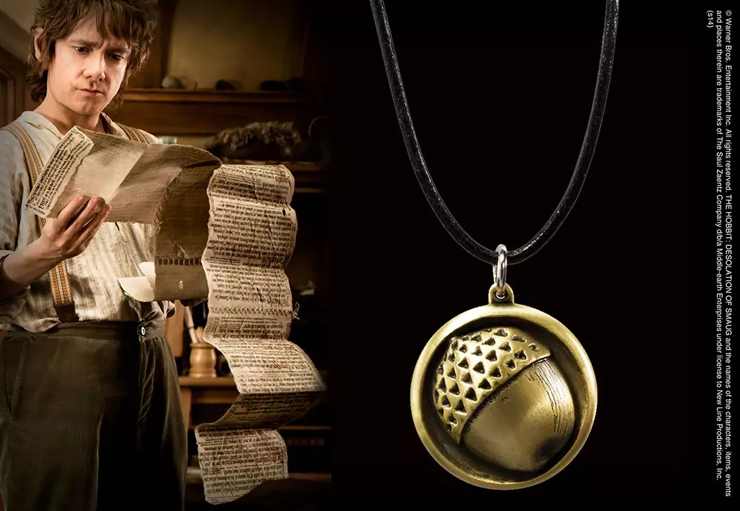 Медальон The Noble Collection Movies: The Hobbit - Bilbo's Button Pendant