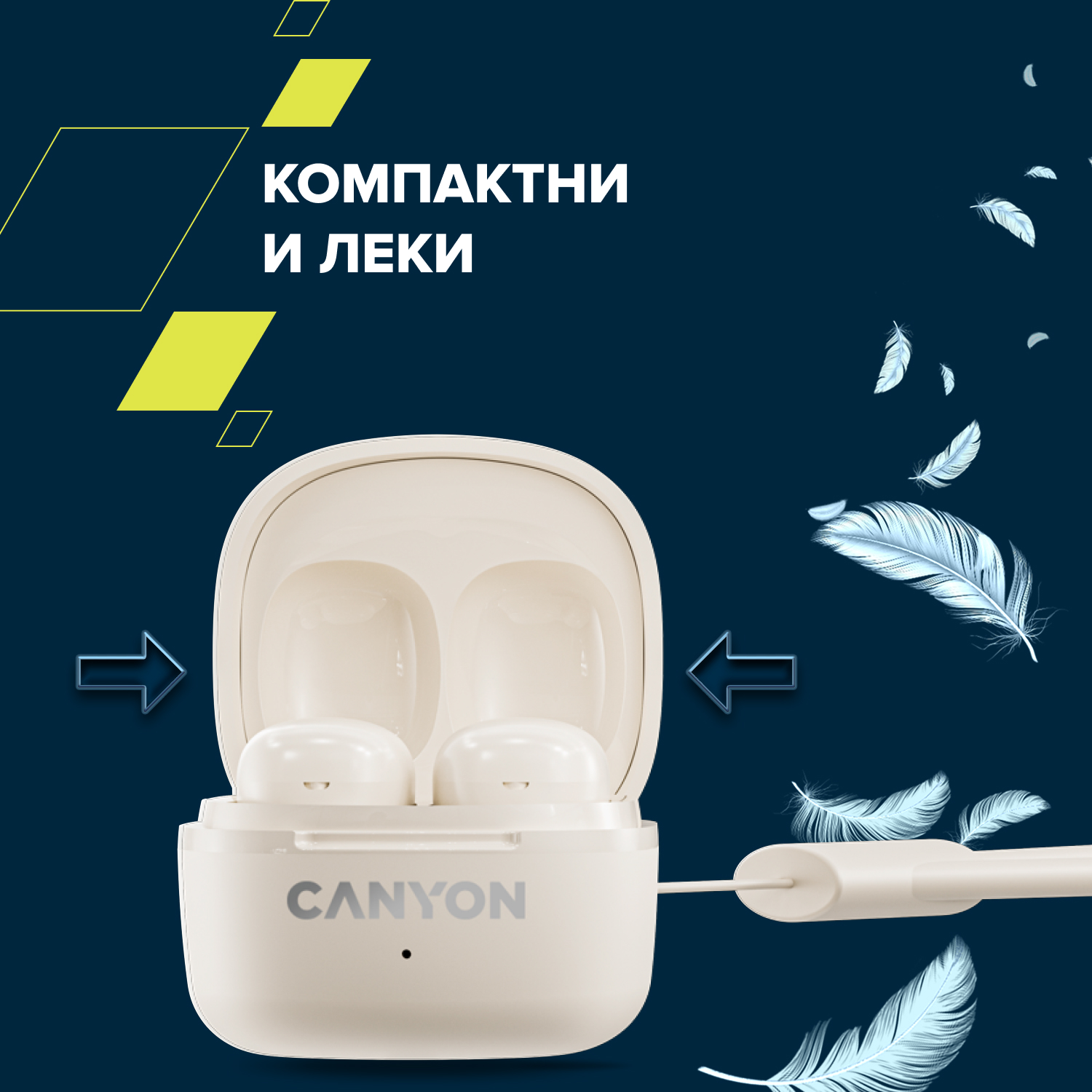 Безжични слушалки Canyon - OnGo 4 mini, сн2