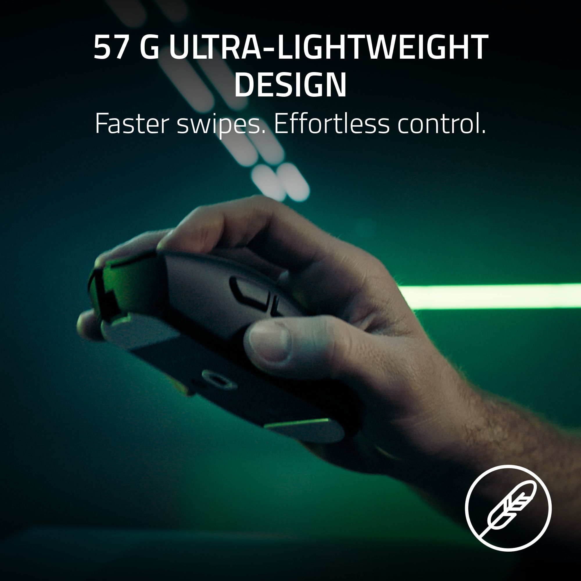 Mouse gaming Razer - DeathAdder V4 Pro, optic, wireless, alb