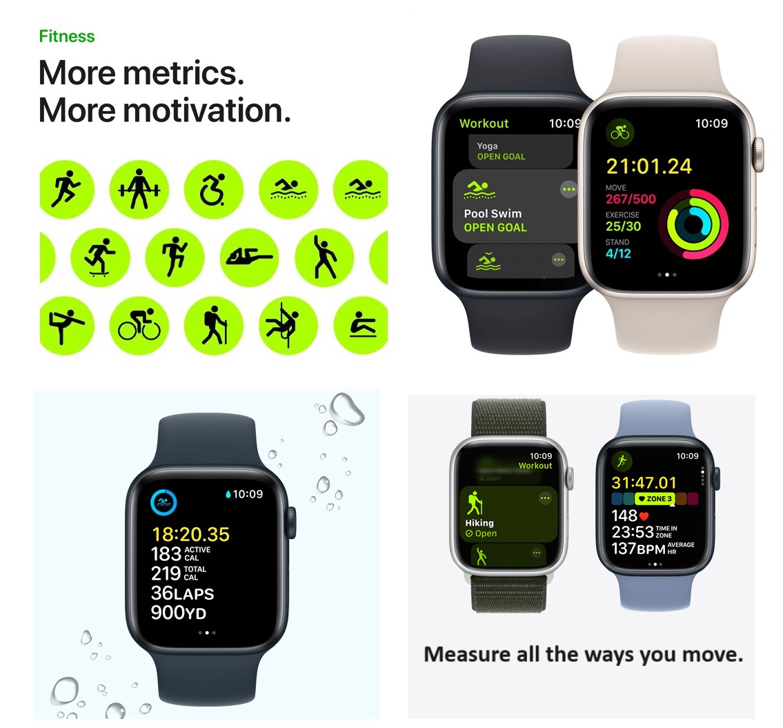 Смарт часовник Apple - Watch SE2 v2 Cellular fitness
