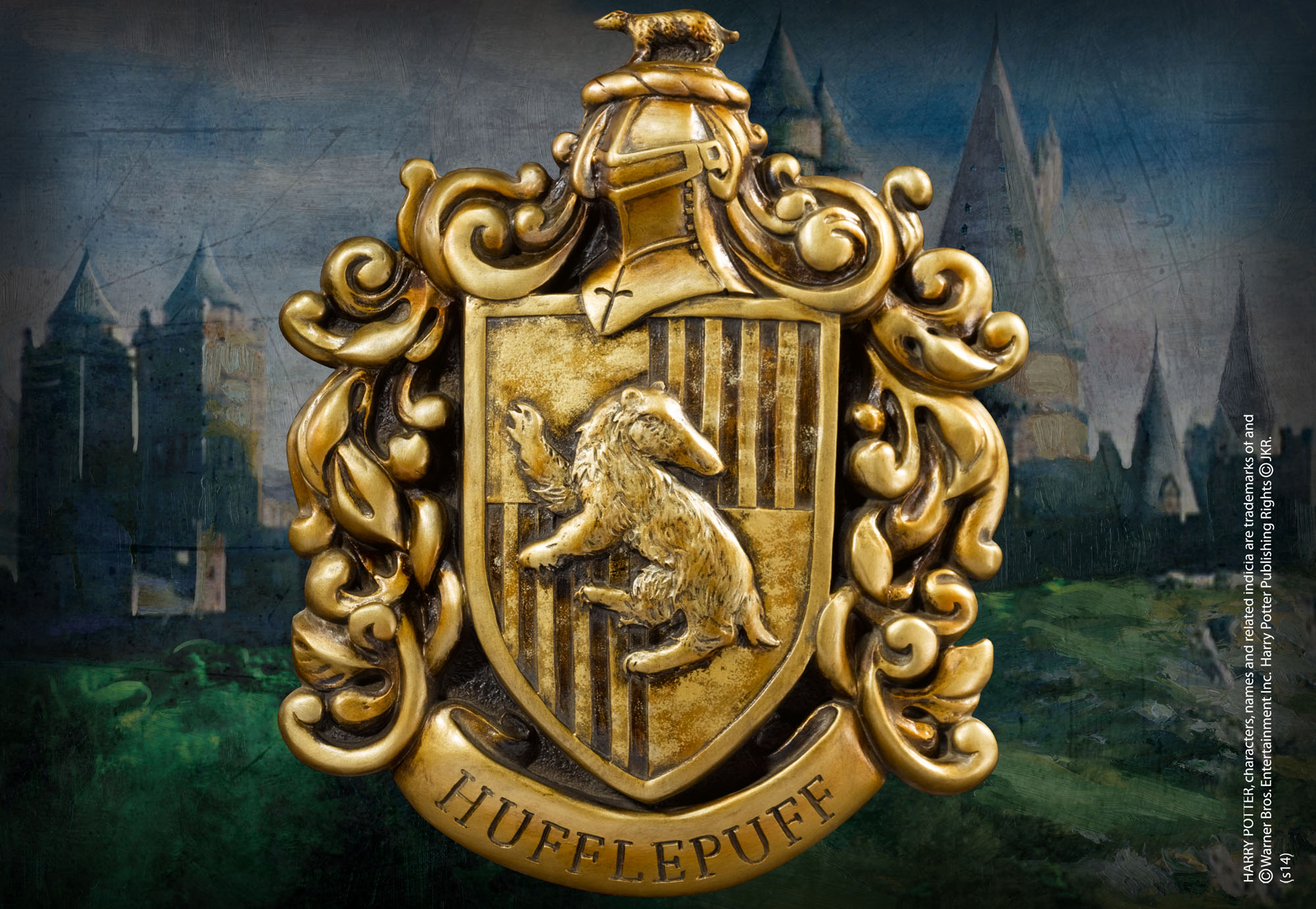 Декорация за стена The Noble Collection Harry Potter Hufflepuff School Crest