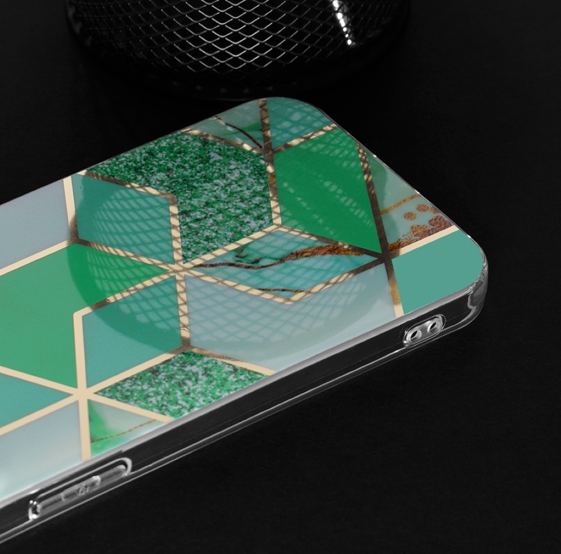    Case echsuit Marble Galaxy A54 Green Hex