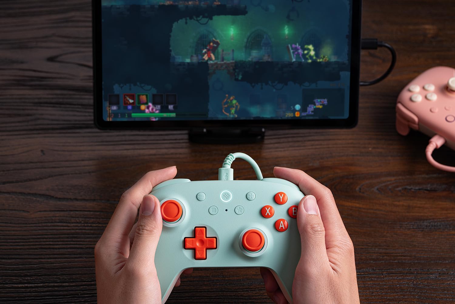 Контролер 8BitDo - Ultimate 2C, Hall-Effect, Peach